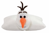 Coxins e descansos congelados Disney personalizados de Olaf 18 polegadas no branco