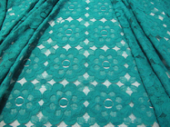 GV amigável SYD-0008 do CE de Eco da malha de nylon verde bonita da tela do laço do algodão