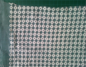 O algodão da natureza 130cm bordou a tela do laço para a roupa do vestuário