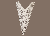 ODM bordados personalizados Marfim 100 algodão Lace gola para roupas e chapéus