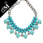 O projeto elegante &amp; original azul da forma perlou colares handcrafted para as mulheres (JNL0136)