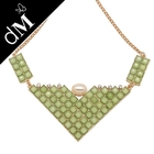 A resina perla as colares handcrafted do colar estilo simples encantador (JNL0134)
