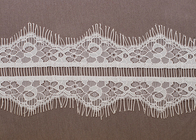 Personalizados tecido branco OEM onda Crochet algodão Eyelash Lace Trim