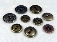 Botões feitos sob encomenda da pressão do metal dos prendedores do rebite das calças de brim que chapeiam pressões do bronze do níquel livre