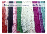 Algodão de nylon tela bordada do laço com largura CY-CX108 de 120cm
