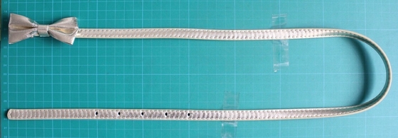 Correia colorida do plutônio com curva, correias de pano de 1.2cm para o vestido da senhora das mulheres
