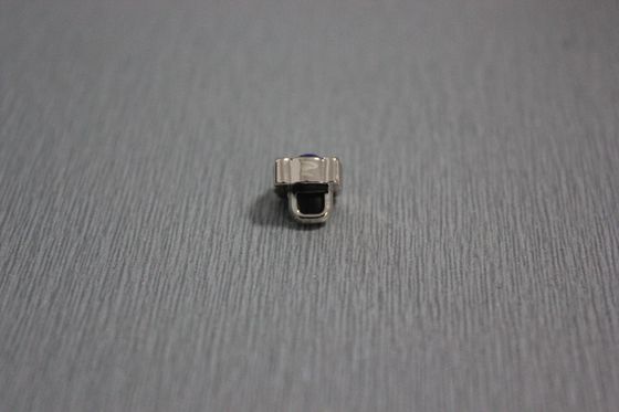 a roupa feita sob encomenda acrílica do ABS 14L abotoa-se com o diamante azul para a camisa da menina