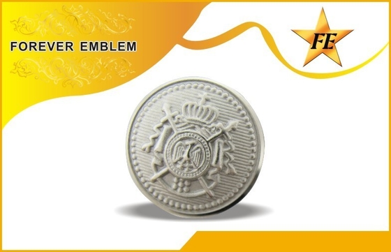 O bronze chapeado ouro veste botões feitos sob encomenda do metal com o rebite para a indústria de vestuário