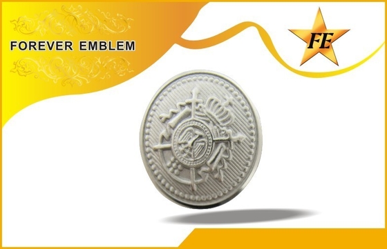 O bronze chapeado ouro veste botões feitos sob encomenda do metal com o rebite para a indústria de vestuário