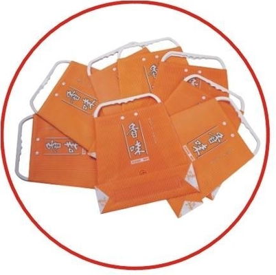 Sacos de compras plásticos personalizados da promoção do saco do punho da roupa