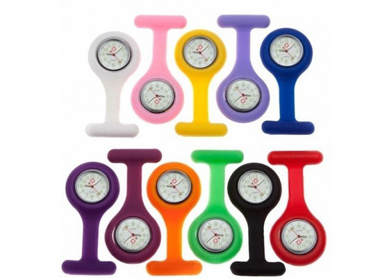 Personalizado circulação do Japão ou China Gel Silicone enfermeira Fob Watch / 85 * 39 mm