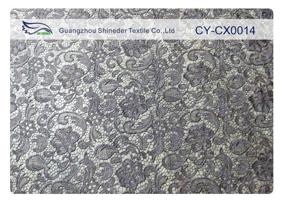 Tenacidade alta tela bordada do laço para o vestuário que apara CY-CX0014