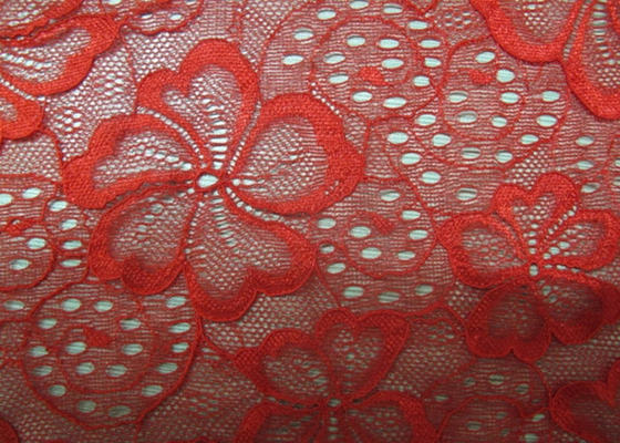 Desenhistas Stretchable embelezados do vestido de casamento da tela do laço da guarnição
