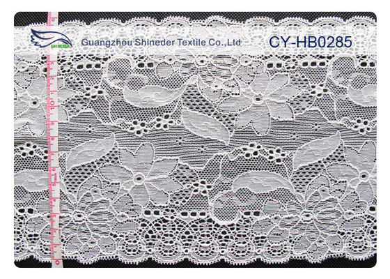 Tela elástica solúvel em água do laço, GV Stretchable CY-HB0285 da guarnição do laço