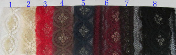 Da tela metálica do laço do ouro da borda GV Psiquiatra-Resistente Scalloped CY-LW0208