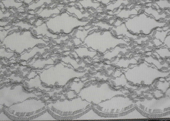 Tela metálica de prata de nylon do laço do fio para o Nightwear CY-LW0632 antiestático