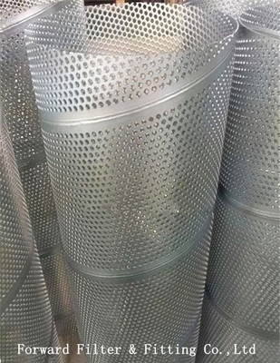 tubo perfurado do metal 316L para a força da tubulação e decorativo de aço inoxidável