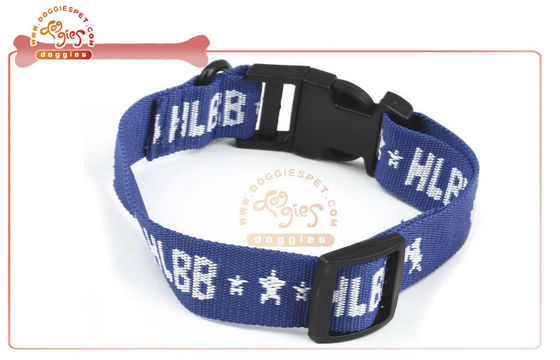 Webbing de nylon personalizado do jacquard para as coleiras de cão personalizadas