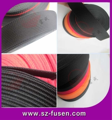 Webbing tecido colorido da correia do nylon de 100% para a trouxa/correia/esportes