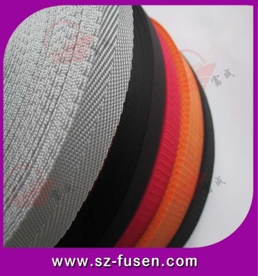 Webbing tecido colorido da correia do nylon de 100% para a trouxa/correia/esportes