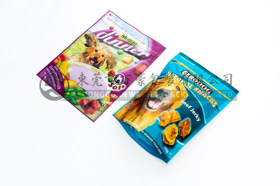 Ziplock Reclosable feitos sob encomenda levantam-se os sacos do malote, saco ereto do alimento para cães com zíper