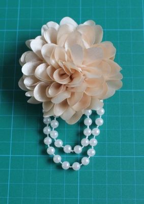Corpete cor-de-rosa artificial chiffon da flor