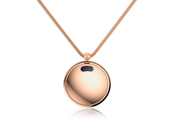 As mulheres Bluetooth Smart do Rosa-Ouro couberam a bateria de medição da milhagem da colar