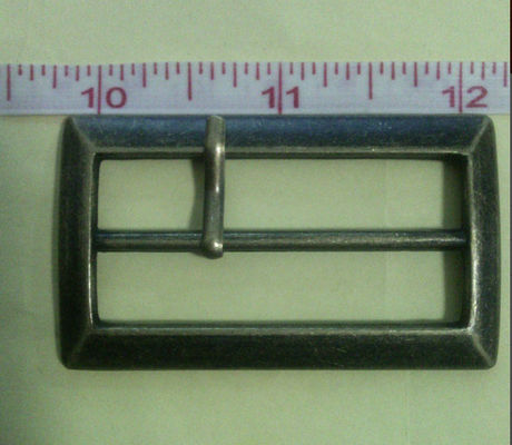 Fivela de cinto de pano do quadrado do Gunmetal do chapeamento