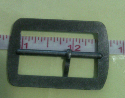 Fivela de cinto de suspensão feito à mão/acessório de pano da liga do Gunmetal 3.5cm