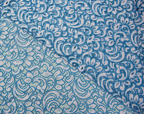 Tingidura livre amigável do AZO de Eco da tela de nylon colorida do laço do algodão da flor