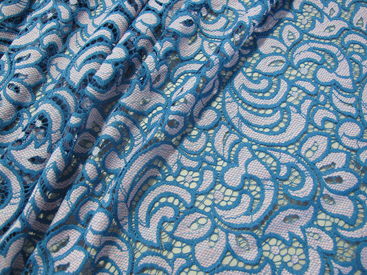 Tingidura livre amigável do AZO de Eco da tela de nylon colorida do laço do algodão da flor