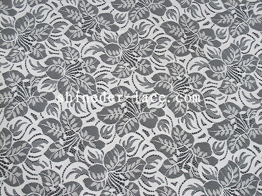 Tela de nylon do laço algodão cor-de-rosa/branco ou cor da personalização para o fato SYD-0182