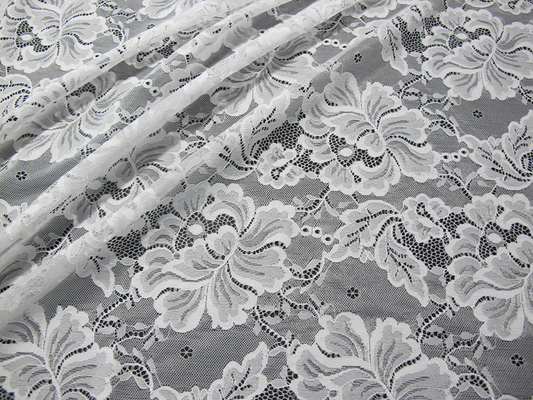 Projeto de nylon feito sob encomenda da flor da tela do laço do bordado de Digitas para a costura