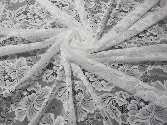 Projeto de nylon feito sob encomenda da flor da tela do laço do bordado de Digitas para a costura