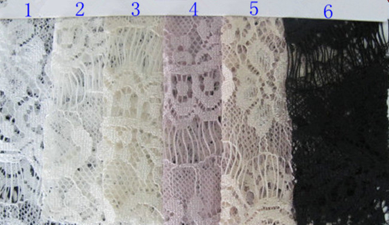 Tela do laço do nylon de 100% para o vestuário, ornamento internos CY-DN0001