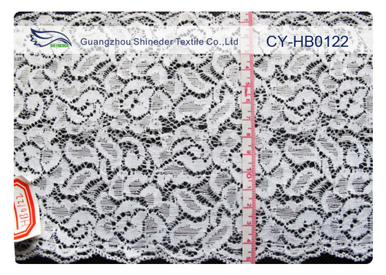 Tela de nylon solúvel em água, largura CY-HB0122 do laço do algodão da forma de 15cm