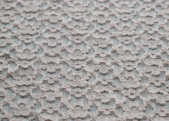 Tela de nylon do laço do algodão Eco-Amigável para a decoração home CY-LW0148 durável